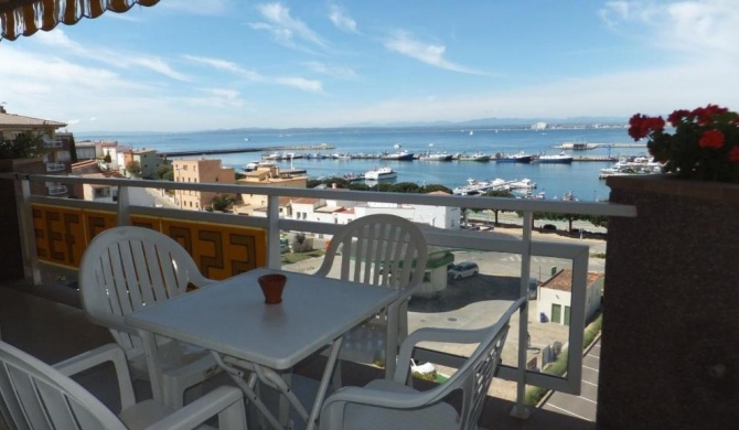 Roc Mar 2 5C - Apartamento cerca del centro y de la playa - terraza con vistas al mar y al puerto