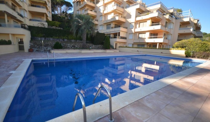 2924 APARTAMENTO EN S'AGARÓ URB. LES BRISES, VISTAS AL MAR, PISCINA Y PARKING