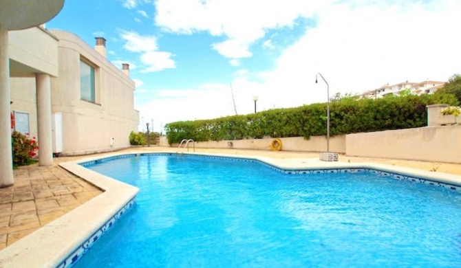 4 bedrooms house with sea view shared pool and furnished terrace at Sitges