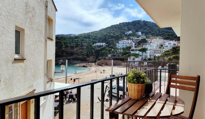 Spacious Seafront Apartment on the Boulevard - beach views- Tamariu Beach 1